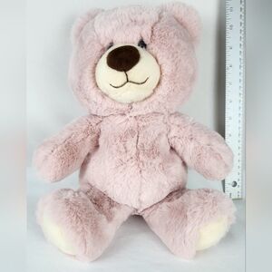 A88 Aurora Hugga Wug Soft Pink Teddy Bear Plush 12" Stuffed Toy Lovey